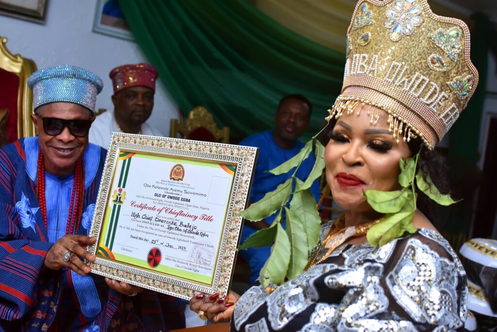 Celebrating the Enthralling Installation of Biodun and Moronke Badejo as Agba Akin & Iya Oba of Owode Egba