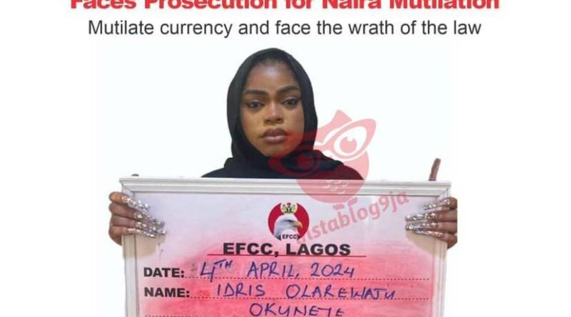 BREAKING: EFFC Arrests Bobrisky for Naira Mutilation