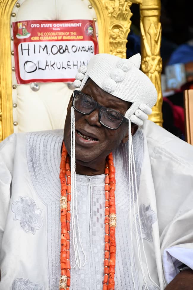 A New Era Unfolds: Oba Owolabi Olakulehin Crowned as 43rd Olubadan