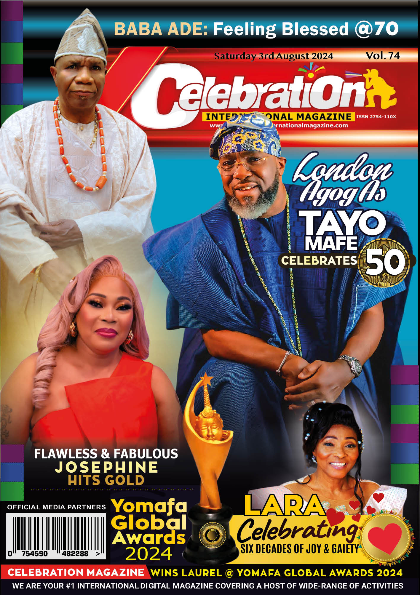 August Edition Celebration International Magazine UK 2024