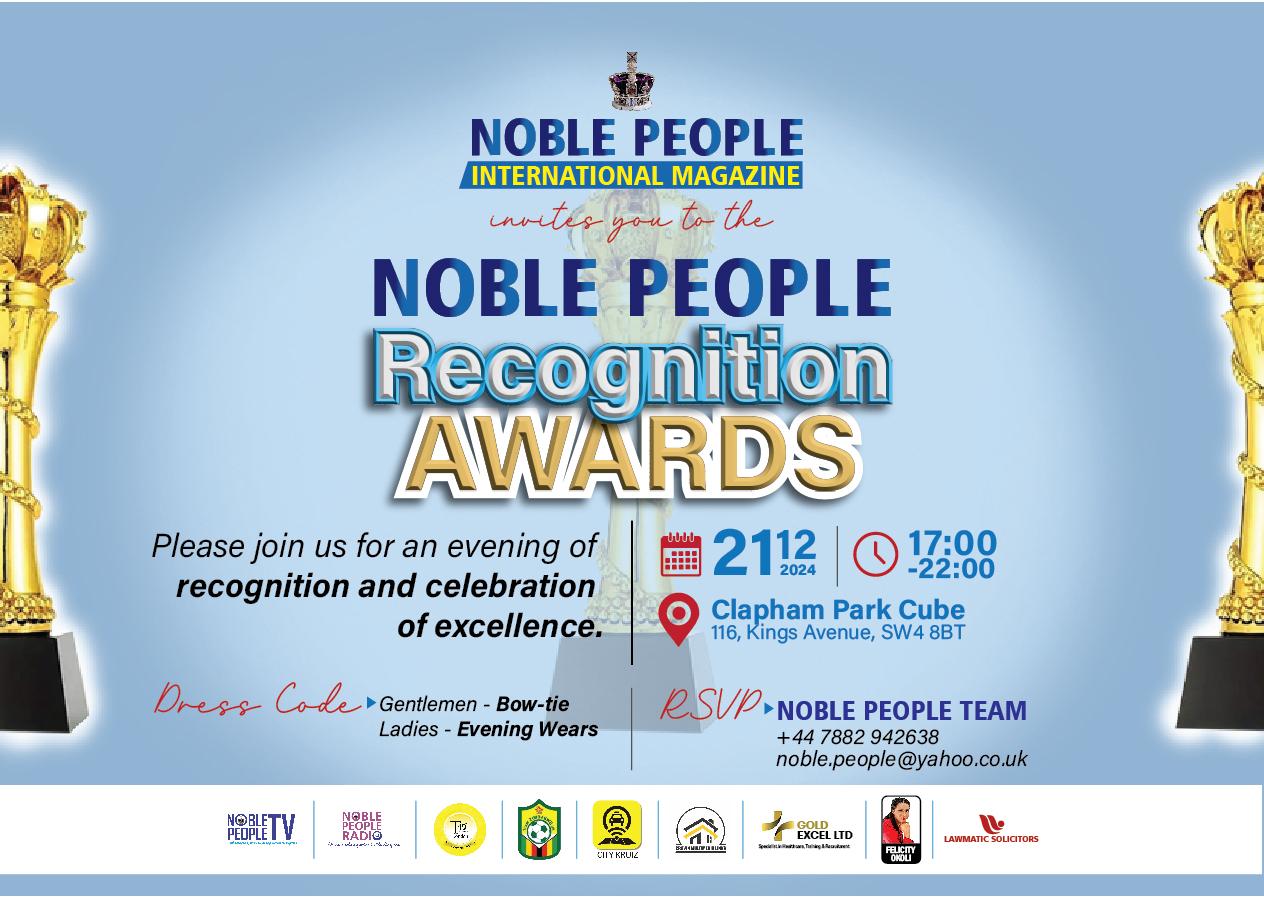 Noble People International Magazine host Noble People Recognition Awards